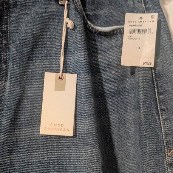 Good American | Good Barrel Relaxed Jeans Indigo740 - Picture 13 of 14